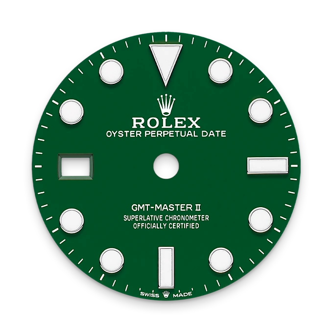 Green ceramic dial
