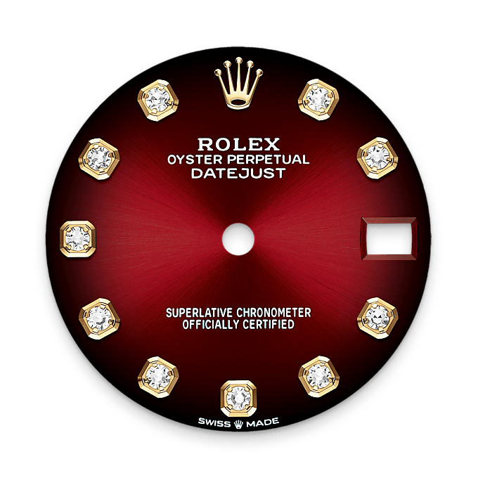 Rdeča ombré številčnica