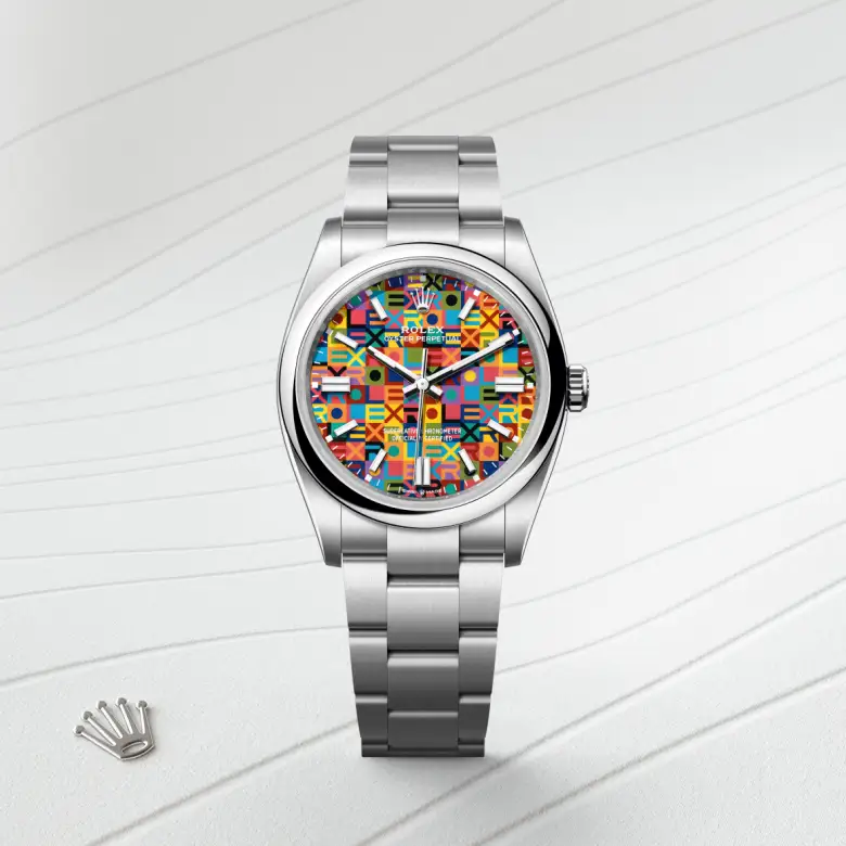Rolex Oyster Perpetual 36 Oyster, 36 mm, Oystersteel, Domed m126000-0016 at Malalan.webp