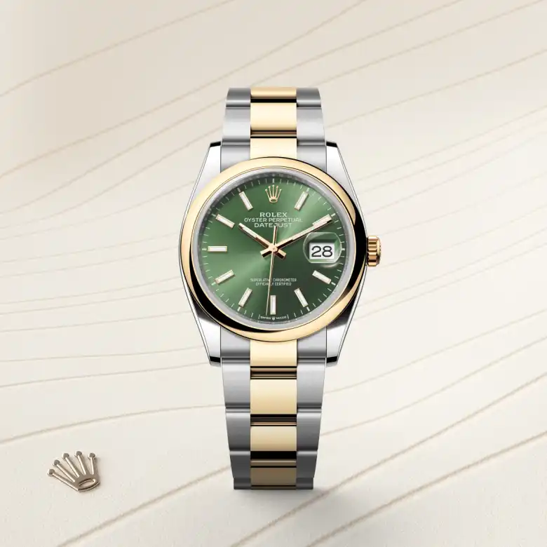 Rolex Datejust 36 Oyster, 26 mm, Oyster čelik i žuto zlato, Zaobljene m126203-0058 at Malalan.webp