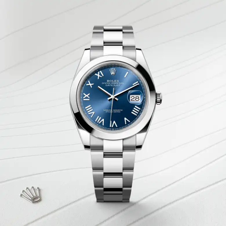 Rolex Datejust 41 Oyster, 40 mm, čelik Oystersteel, Glatki m126300-0029 at Malalan.webp