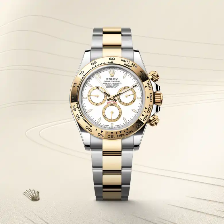 Rolex Cosmograph Daytona Oyster, 26 mm, čelik Oystersteel i žuto zlato, Fiksan, s ugraviranom tahimetrijskom ljestvicom, u žutom zlatu m126503-0001 at Malalan.webp