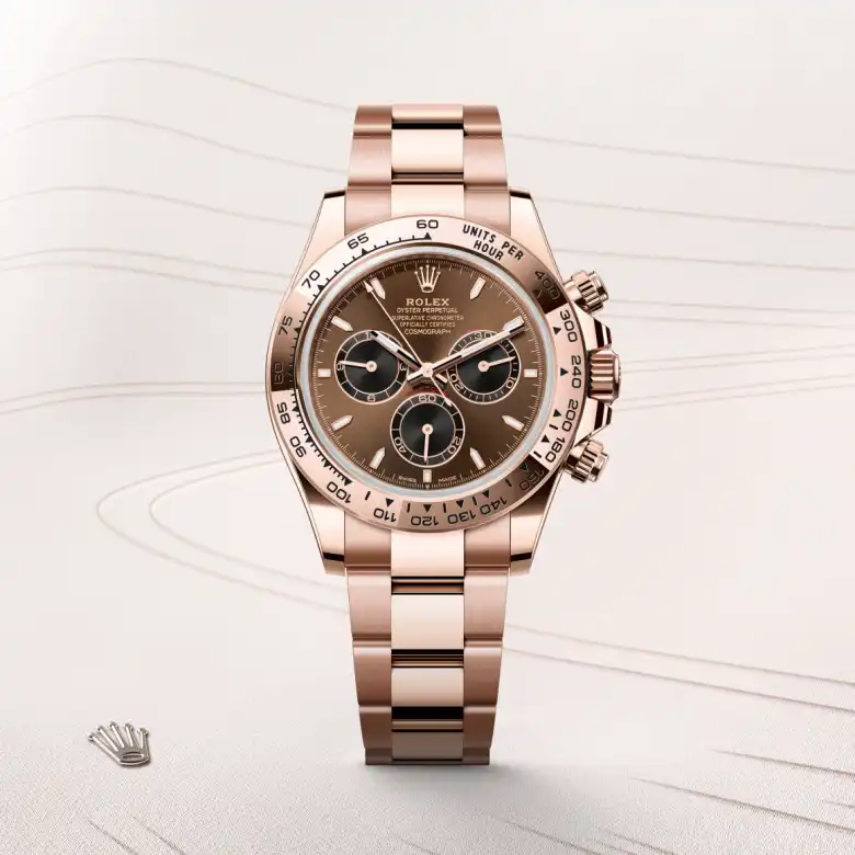 Rolex Cosmograph Daytona Oyster, 40 mm, Everose zlato, Fiksan, s ugraviranom tahimetrijskom ljestvicom, u 18-karatnom Everose zlatu m126505-0005 at Malalan.webp