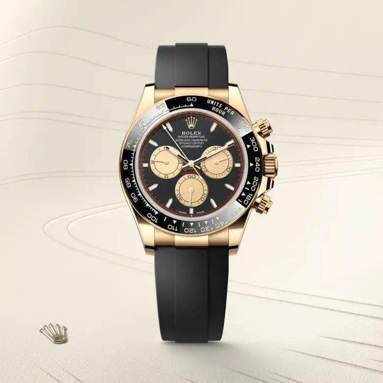 Rolex Cosmograph Daytona Oyster, 40 mm, žuto zlato, Crni umetak Cerachrom u jednom komadu, u keramici, s utisnutom tahimetrijskom ljestvicom m126518ln-0004 at Malalan.webp