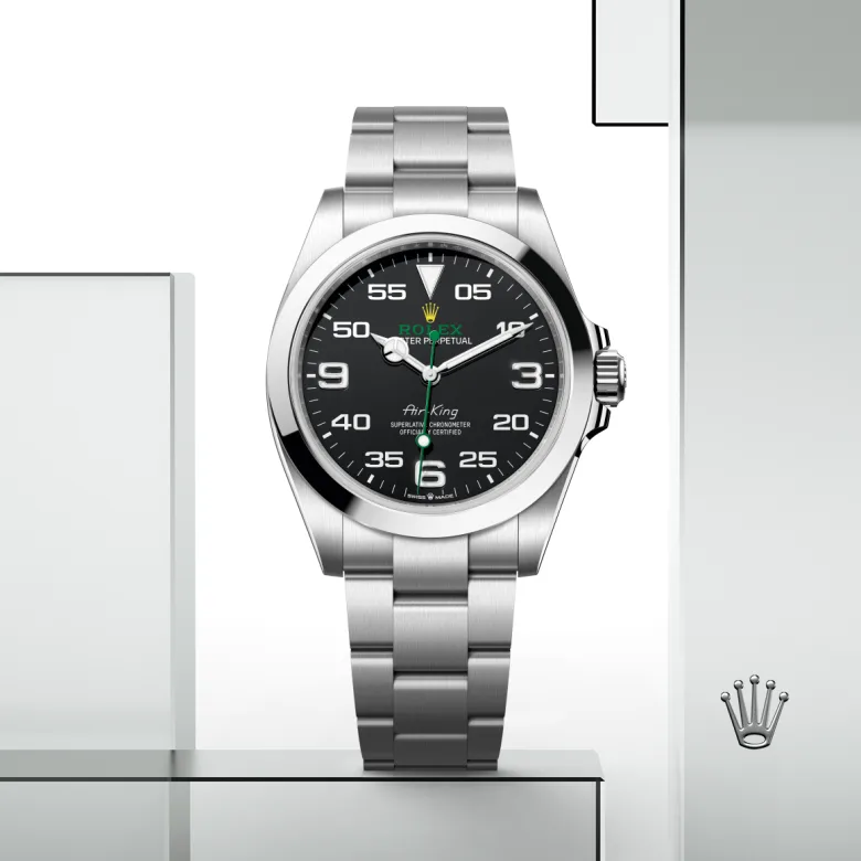 Rolex Air-King Oyster, 40 mm, Oyster čelik, Glatki m126900-0001 at Malalan.webp