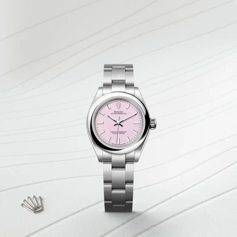 Rolex Oyster Perpetual 28 Oyster, 28 mm, Oystersteel, Domed m276200-0009 at Malalan.webp