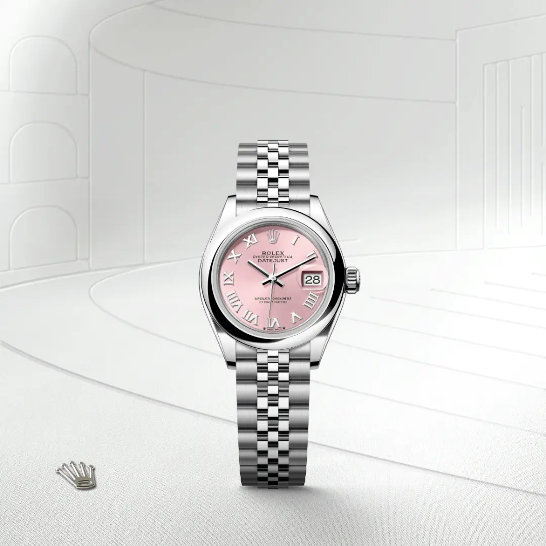 Rolex Lady-Datejust Oyster, 28 mm, Oyster čelik, Zaobljene m279160-0013 at Malalan.webp