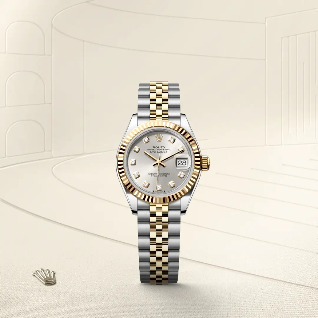 Rolex Lady-Datejust Oyster, 26 mm, čelik Oystersteel i žuto zlato, Rebrasti m279173-0007 at Malalan.webp