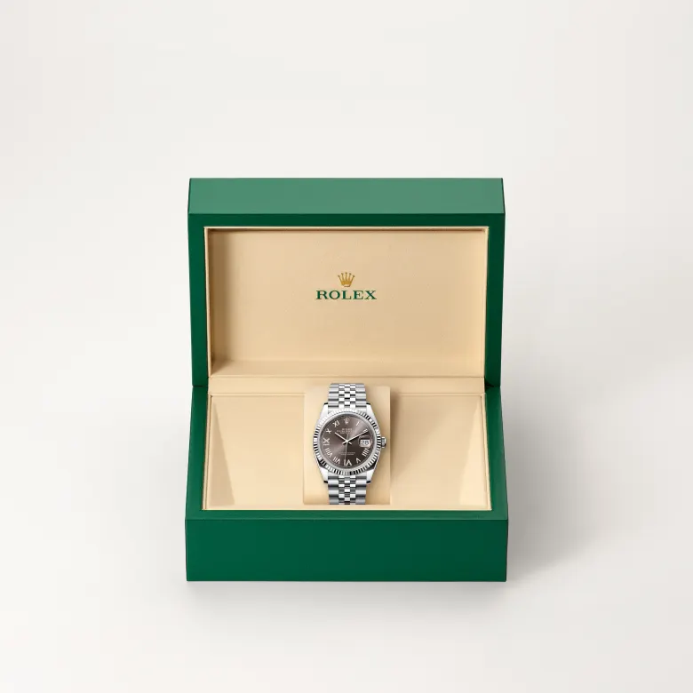 Rolex Datejust 36 Oyster, 34 mm, čelik Oystersteel i bijelo zlato, Rebrasti m126234-0071 at Malalan.webp