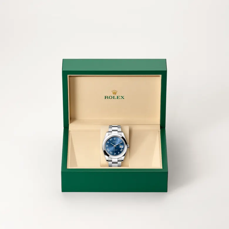 Rolex Datejust 41 Oyster, 40 mm, čelik Oystersteel, Glatki m126300-0029 at Malalan.webp