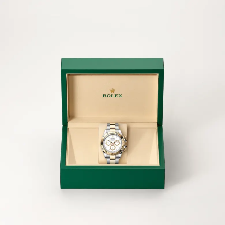 Rolex Cosmograph Daytona Oyster, 26 mm, čelik Oystersteel i žuto zlato, Fiksan, s ugraviranom tahimetrijskom ljestvicom, u žutom zlatu m126503-0001 at Malalan.webp