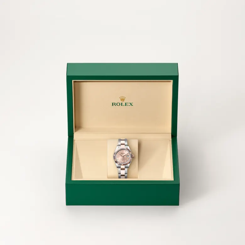 Rolex Lady-Datejust Oyster, 26 mm, čelik Oystersteel i Everose zlato, Rebrasti m279171-0028 at Malalan.webp