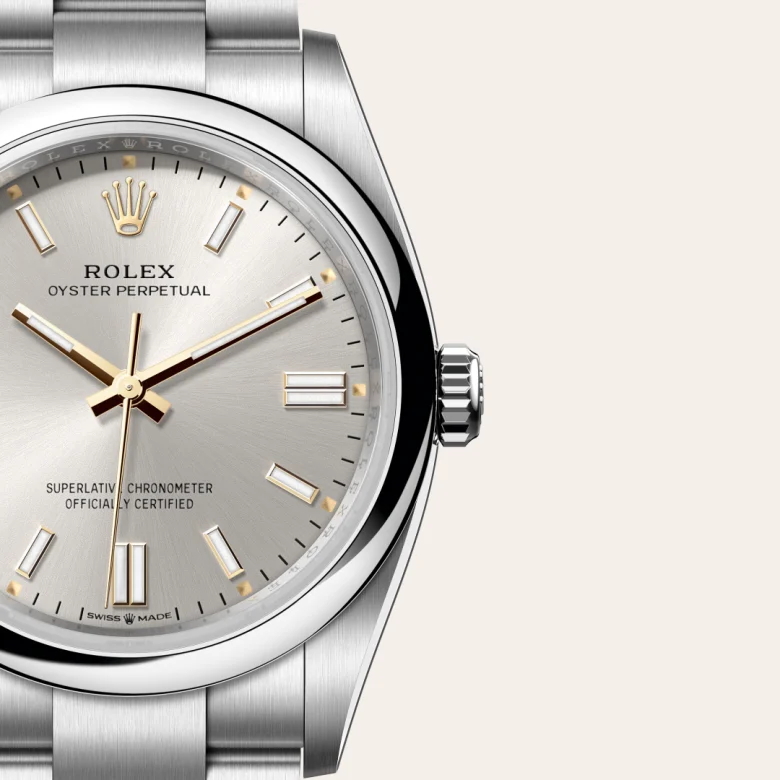 Rolex Oyster Perpetual 36 Oyster, 36 mm, Oystersteel, Domed m126000-0001 at Malalan.webp