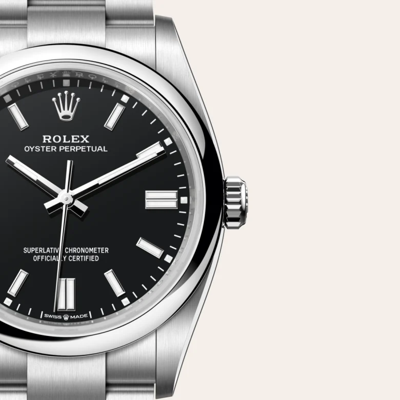 Rolex Oyster Perpetual 36 Oyster, 36 mm, Oystersteel, Domed m126000-0014 at Malalan.webp