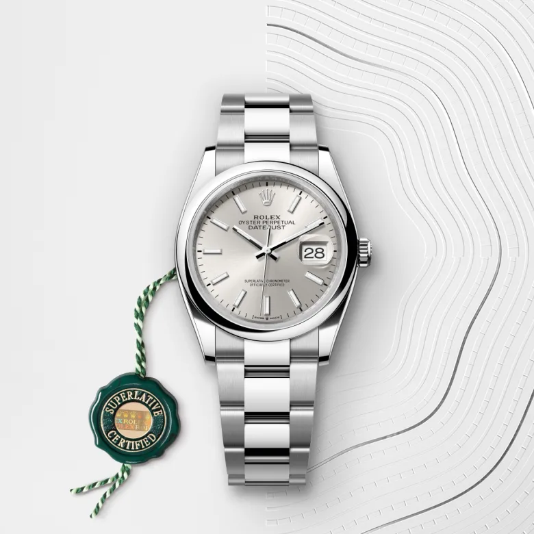 Rolex Datejust 36 Oyster, 36 mm, Oystersteel jeklo, Izbočena m126200-0002 pri Malalanu.webp