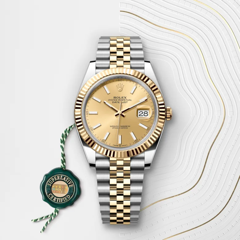 Rolex Datejust 41 Oyster, 41 mm, Oystersteel jeklo in rumeno zlato, Nazobčano m126333-0010 pri Malalanu.webp