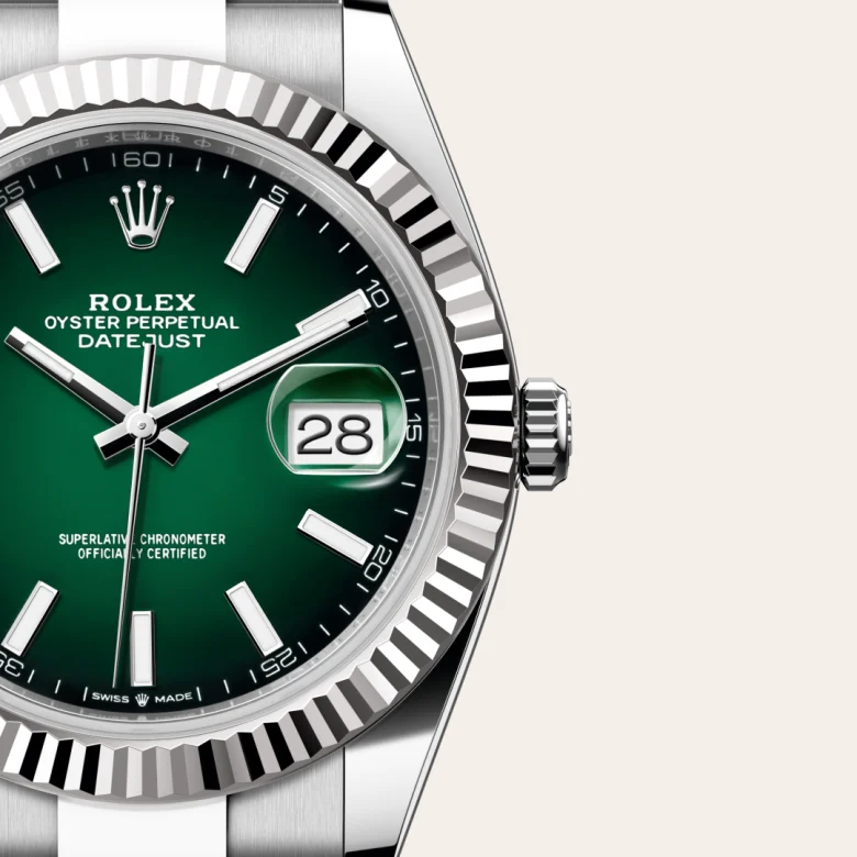 Rolex Datejust 41 Oyster, 34 mm, čelik Oystersteel i bijelo zlato, Rebrasti m126334-0033 at Malalan.webp