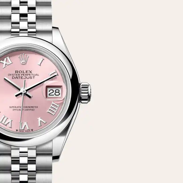 Rolex Lady-Datejust Oyster, 28 mm, Oyster čelik, Zaobljene m279160-0013 at Malalan.webp