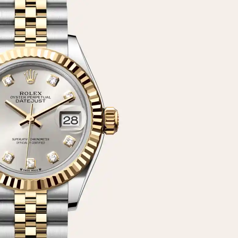 Rolex Lady-Datejust Oyster, 26 mm, čelik Oystersteel i žuto zlato, Rebrasti m279173-0007 at Malalan.webp