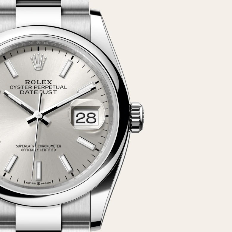 Rolex Datejust 36 Oyster, 36 mm, Oystersteel jeklo, Izbočena m126200-0002 pri Malalanu.webp