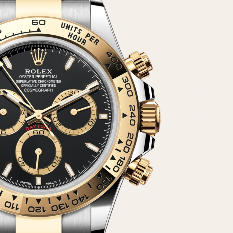 Rolex Cosmograph Daytona Oyster, 40 mm, Oystersteel jeklo in rumeno zlato, Fiksna, z vgravirano tahimetrsko skalo, iz rumenega zlata m126503-0003 pri Malalanu.webp