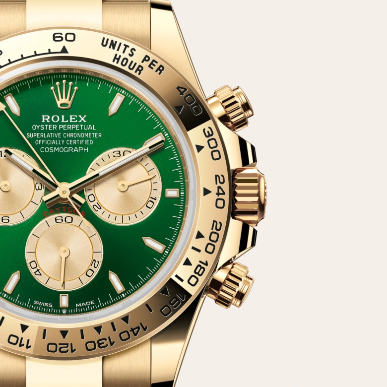 Rolex Cosmograph Daytona Oyster, 40 mm, rumeno zlato, Fiksna, z vgravirano tahimetrsko skalo, iz 18-kt rumenega zlata m126508-0008 pri Malalanu.webp