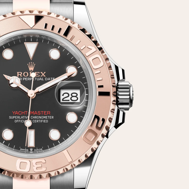 Rolex Yacht-Master 40 Oyster, 40 mm, Oystersteel and Everose gold, Everose gold bidirectional rotatable 60-minute graduated with raised numerals m126621-0002 at Malalan.webp