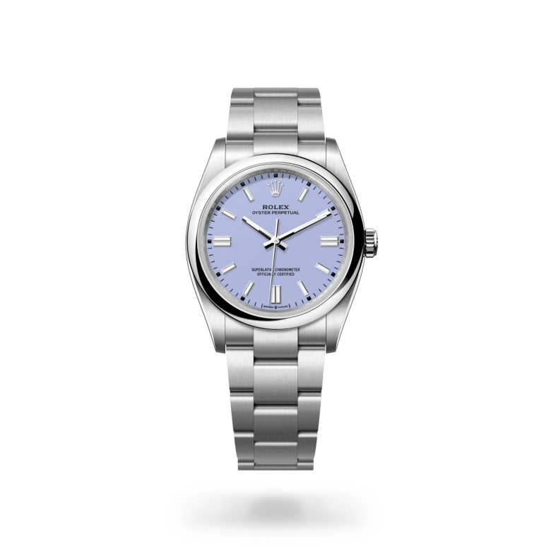 Rolex Oyster Perpetual 36 Oyster, 36 mm, Oystersteel jeklo, Izbočena m126000-0013 pri Malalanu.webp