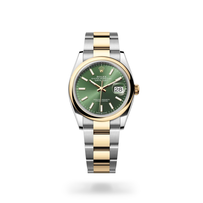 Rolex Datejust 36 Oyster, 26 mm, Oyster čelik i žuto zlato, Zaobljene m126203-0058 at Malalan.webp