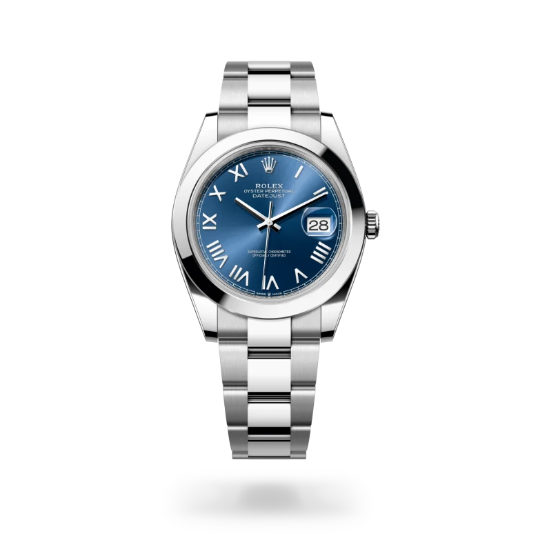 Rolex Datejust 41 Oyster, 40 mm, čelik Oystersteel, Glatki m126300-0029 at Malalan.webp