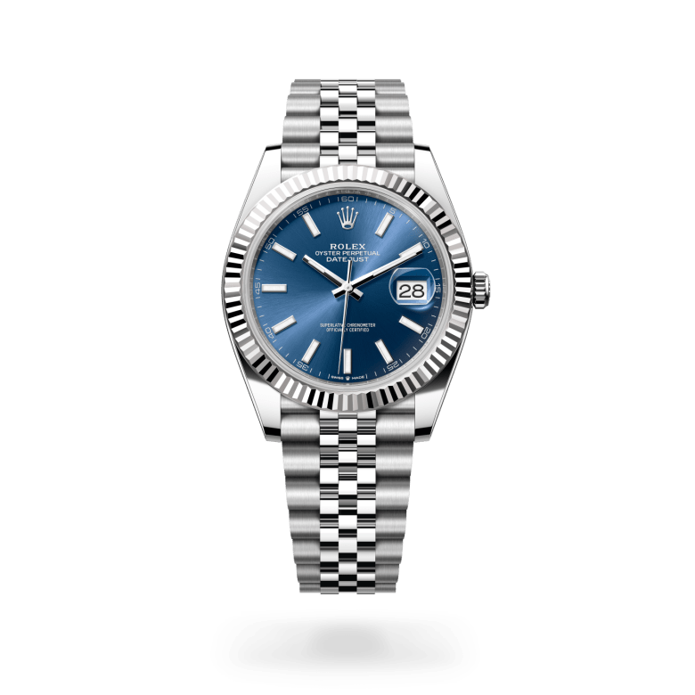 Rolex Datejust 41 Oyster, 41 mm, Oystersteel jeklo in belo zlato, Nazobčano m126334-0002 pri Malalanu.webp