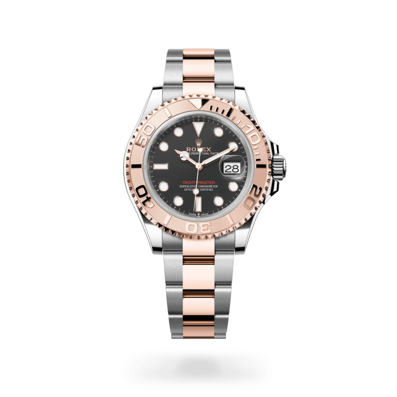 Rolex Yacht-Master 40 Oyster, 40 mm, Oystersteel and Everose gold, Everose gold bidirectional rotatable 60-minute graduated with raised numerals m126621-0002 at Malalan.webp