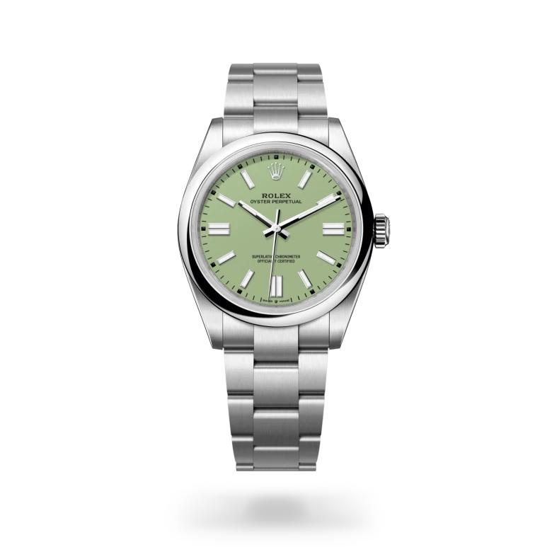 Rolex Oyster Perpetual 41 Oyster, 41 mm, Oystersteel, Domed m134300-0006 at Malalan.webp