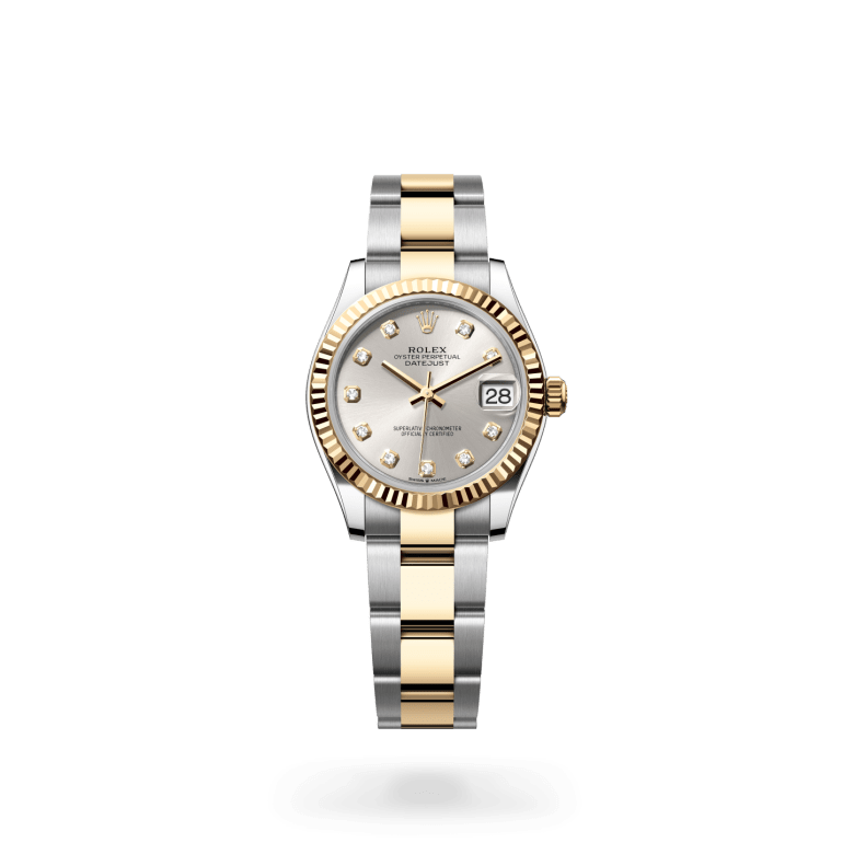 Rolex Datejust 31 Oyster, 31 mm, Oystersteel and yellow gold, Fluted m278273-0019 at Malalan.webp